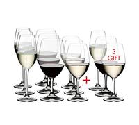 RIEDEL Ouverture - Bicchieri da vino rosso e champagne, 12 pezzi, trasparenti