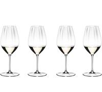 RIEDEL Performance Riesling - Set di 4 bicchieri da vino in cristallo trasparente, prodotti a macchina