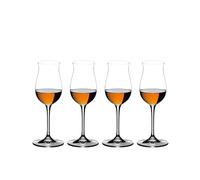 RIEDEL Set composto da 4 pezzi Cognac in cristallo trasparente, realizzato a macchina
