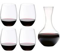 Riedel, Set Decanter + Bicchieri da Vino, 5 pz.