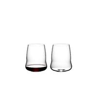 Riedel Stemless Wings Cabernet Sauvignon - Set di 2 bicchieri, 67 cl, in cristallo