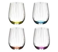 Riedel Tumbler Collection Optical Happy O Set di 4 bicchieri colorati 344ml