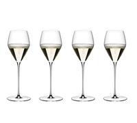 RIEDEL Veloce Champagne Wine Glass, confezione da 4, Clear Crystal, Premium Machine Made