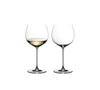 RIEDEL Veritas Set 2 Calici Chardonnay Barrique Trasparente