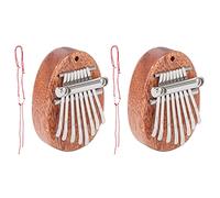 rieder 2 X 8 moschettoni Kalimba Squisita Pollice Pianoforte Marimba Musical Buon Accessorio Ciondolo Regalo
