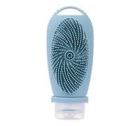 rieder Set di Bottiglie da Viaggio In Silicone con Detergente Viso - Contenitori Portatili per Shampoo e Lozione, D