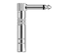 rieder Tastiera Elettronica, Soffiato Elettrico, Adattatore Microfonico 6,35 mm A Femmina A Gomito per Strumento Musicale.