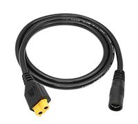 RIEEYOCA Adattatore connettore da XT60 a DC8mm, XT60 Femmina a DC 7.9mm x 0.9mm Femmina 14AWG Cavo di Alimentazione per Pannelli Solari Portatili (1M/3Feet)