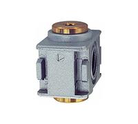 RIEGLER 100402-Z 06 - Distributore multifix mini, BG 0, G 1/4, con 2 uscite G 1/8, 1 pezzo