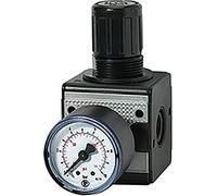 RIEGLER 100425-R 33-10 - Regolatore di pressione multifix, con manometro, BG 3, G 1/2, 0,5-10 bar, 1 pezzo