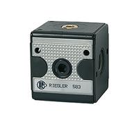 RIEGLER 100609-T 33 - Distributore multifix, versione larga, BG 3, G 1/2, 4 uscite, 1 pezzo