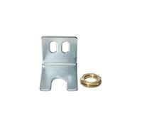 RIEGLER 100832-75/1 - Angolo di fissaggio con dado e disco, per regolatore di pressione standard, 1 pezzo
