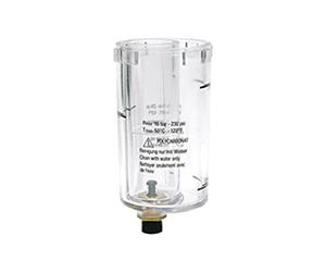 RIEGLER 101117-E 14811/24 - Contenitore in plastica con valvola di scarico e O-ring, 1 pezzo