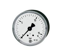 RIEGLER 101834-212 - Manometro standard, in lamiera d'acciaio, G 1/4 posteriore, 0-1,0 bar, Ø 63, 1 pz