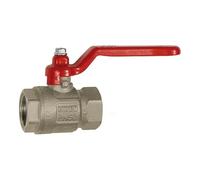 RIEGLER 103100-329.09-R valvola a sfera modello base, leva manuale, IG/IG, ottone vern, G 2, 1 pezzo