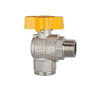 RIEGLER 103315-350.305 - Valvola a sfera ad angolo, EN 331, MS vern, IG/AG, R/Rp 1, DN 25, 1 pezzo