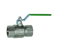 RIEGLER 103409-3350.704 - Valvola a sfera per acqua potabile, leva a mano, IG/IG, MS cromata, Rp 3/4, 1 pezzo