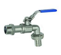 RIEGLER 103420-KAH.12-ES - Rubinetto a sfera, in acciaio inox 1.4408, G 1/2 AG, DN 12, 1 pezzo