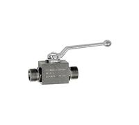 RIEGLER 103500-392.03 - Valvola a sfera ad alta pressione, serie leggera, in acciaio, M16 x 1,5, 1 pz