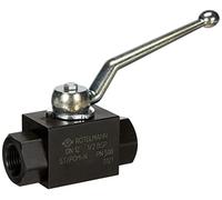 RIEGLER 103517-392.24 - Rubinetto a sfera ad alta pressione, filettatura interna G, acciaio G 1/2, 1 pezzo