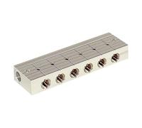 RIEGLER 103579-VT 5228 - Barra di distribuzione, 8 valvole a sfera integrate, in alluminio pressofuso, G 3/8, 1 pz
