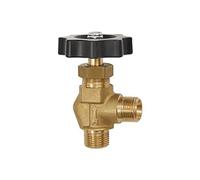 RIEGLER 103721-211.11 - Valvola di intercettazione angolare, in ottone, AG, G 1/4, DN 5,5, 1 pezzo