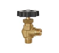 RIEGLER 103722-211.22 - Valvola di intercettazione angolare, in ottone, AG, G 3/8, DN 8, 1 pz