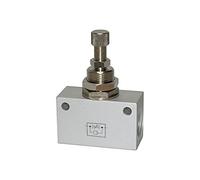 RIEGLER 103803-225.33 - Valvola di non ritorno a farfalla, in alluminio anodizzato, G 1/8, 1 pezzo