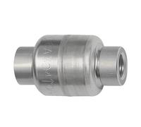 RIEGLER 103850-228.38-ES valvola di ritegno, struttura leggera, ES 1.4301, G 3/8, 0,03 bar, 1 pezzo