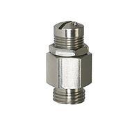 RIEGLER 103916-218.11-ES - Mini valvola di scarico in acciaio inox, G 1/8, pressione di risposta 1,0-4,0 bar, 1 pezzo