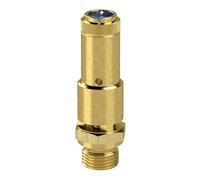 RIEGLER 104419-227.44-1,8 valvola di sicurezza DN 10, ottone, G 3/8, pressione di risposta 1,8 bar, 1 pezzo