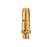 RIEGLER 104477-227.44-13,0 valvola di sicurezza DN 10, ottone, G 3/8, pressione di risposta 13 bar, 1 pezzo