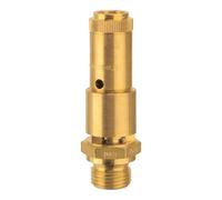 RIEGLER 104593-227.55-10,0 - Valvola di sicurezza DN 10, in ottone, G 1/2, pressione di risposta 10 bar, 1 pezzo