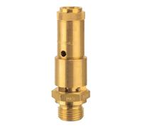 RIEGLER 104677-227.66-0,5 - Valvola di sicurezza DN 10, in ottone, G 3/4, pressione di risposta 0,5 bar, 1 pezzo