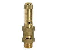 RIEGLER 104903-229.02-18,0 - Valvola di sicurezza in ottone, G 3/4, pressione di risposta 18 bar, 1 pezzo