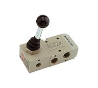 RIEGLER 106463-514.106 - Valvola a 3/2 vie, man. 90° leva bistabil G 1/2, 1 pezzo