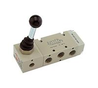 RIEGLER 106467-514.114 - Valvola a 5/2 vie, man. 90° leva bistabil G 1/4, 1 pezzo