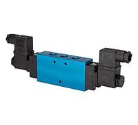 RIEGLER 106597-517.523 - Valvola elettromagnetica a 5/2 su entrambi i lati, bistabile, G1/2 24 VDC, 1 pezzo