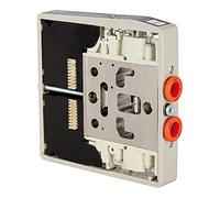 RIEGLER 106691-V 8 disco valvola HDM, attacco 8 mm, monostabile a 5/2 vie, 1 pezzo