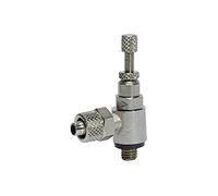 RIEGLER 106904 - 339.005 - 6 Valvola di ritegno a farfalla, pressione rapida, M5 Schl.6/4, 1 pezzo