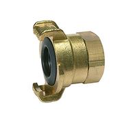 RIEGLER 107784-K 210 - Raccordo filettato GEKA, girevole a 360°, ottone lucido, G 1/2 IG, 1 pezzo