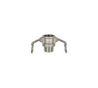 RIEGLER 108113-1113.30-ES Kamlok presa rapida con AG, tipo B, ES 1.4401, R 3, 1 pz