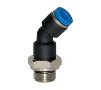 RIEGLER 109240-167.012-10 - Raccordo a innesto 45° serie blu, girevole, G 1/2 esterno, diametro 10 mm, 1 pezzo