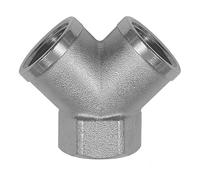 RIEGLER 112602-255.238 - Distributore doppio, G 3/8 IG, uscite 2 x G 3/8 IG, ottone vern, 1 pezzo