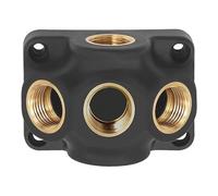 RIEGLER 112624-DVD34-3 - Scatola di distribuzione passaggio, ingresso e passaggio G 3/4, connettore 3 x G 1/2, 1 pezzo