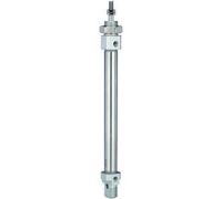 RIEGLER 114802-11.DM.12020 - Cilindro rotondo "MI" a doppia azione, diametro pistone 12, hub 20, M5 x 0,8, 1 pz