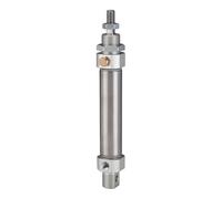 RIEGLER 114936-11.EM.10020 - Cilindro rotondo MSI, effetto semplice, diametro pistone 10, hub 20, M5 x 0,8, 1 pz
