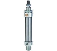 RIEGLER 114951-11.EM.16025 - Cilindro rotondo MSI, effetto semplice, diametro pistone 16, hub 25, M5 x 0,8, 1 pz