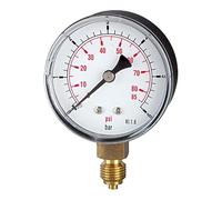 RIEGLER 115013-110.32-KDE Standardmano "Pressure Line", G 1/8 inferiore, 0-2,5 bar/36 psi, Ø 40, 1 pezzo