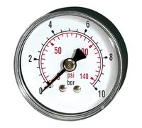RIEGLER 115020-110.43-KDE Standardmano »pressure line« G 1/8 posteriore, 0-2,5 bar/36 psi, Ø 40, 1 pezzo
